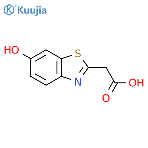 6-Hydroxybenzothiazole-2-acetic acid structure