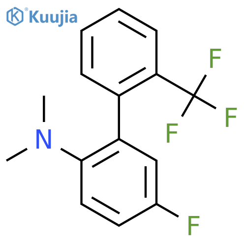 (5-Fluoro-2'-(trifluoromethyl)biphenyl-2-yl)-dimethyl-amine structure