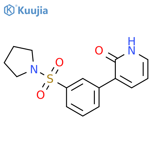 3-(3-(Pyrrolidin-1-ylsulfonyl)phenyl)pyridin-2-ol structure