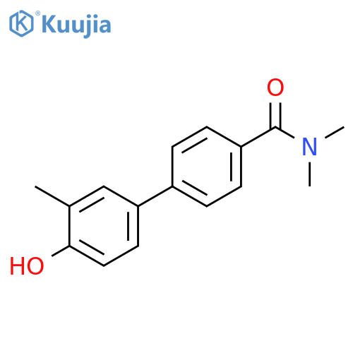 4-[4-(N,N-Dimethylaminocarbonyl)phenyl]-2-methylphenol structure