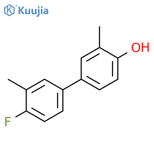 4-(4-Fluoro-3-methylphenyl)-2-methylphenol structure