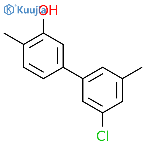 5-(3-Chloro-5-methylphenyl)-2-methylphenol structure