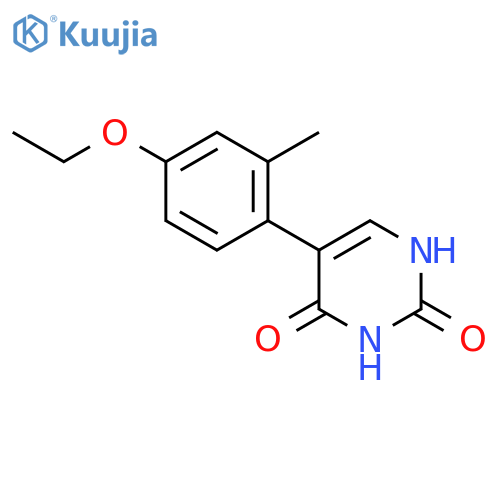 (2,4)-Dihydroxy-5-(4-ethoxy-2-methylphenyl)pyrimidine structure
