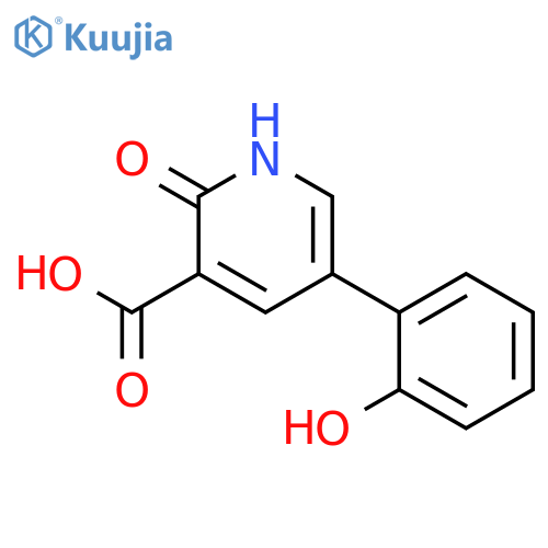 5-(2-Hydroxyphenyl)-2-hydroxynicotinic acid structure