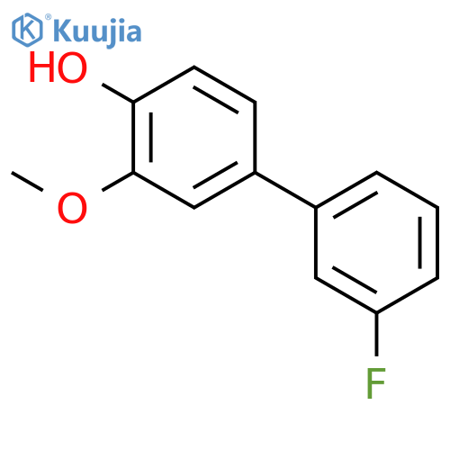 4-(3-Fluorophenyl)-2-methoxyphenol structure