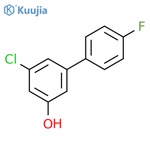 3-chloro-5-(4-fluorophenyl)phenol structure
