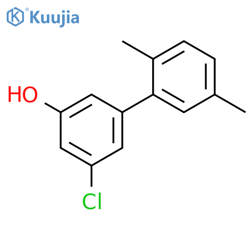 3-Chloro-5-(2,5-dimethylphenyl)phenol structure