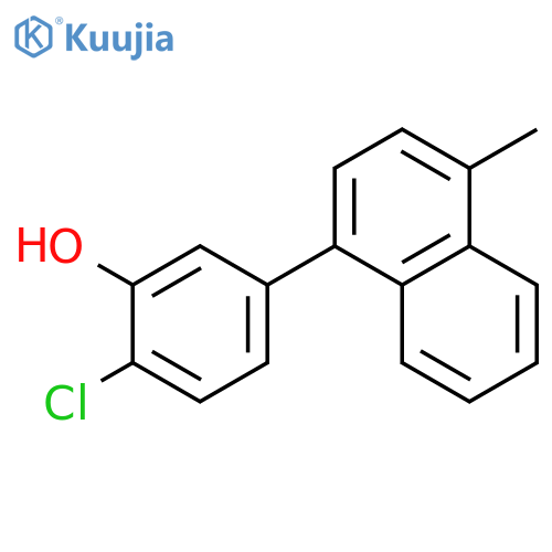 2-Chloro-5-(naphthalen-1-yl)phenol structure