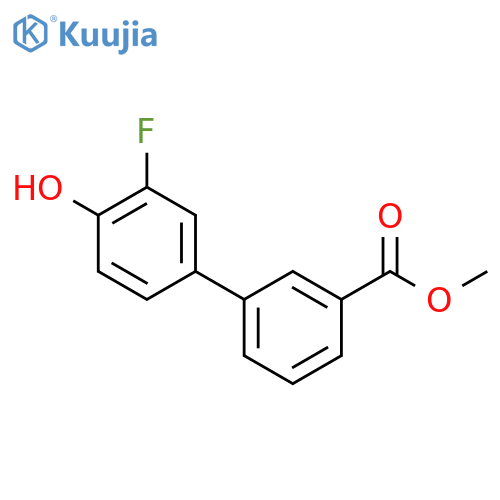 Methyl 3-(3-fluoro-4-hydroxyphenyl)benzoate structure