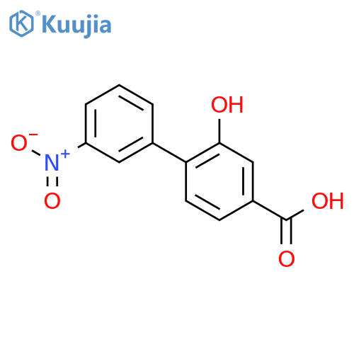 3-Hydroxy-4-(3-nitrophenyl)benzoic acid structure