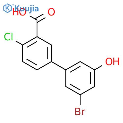 3-Bromo-5-(3-carboxy-4-chlorophenyl)phenol structure