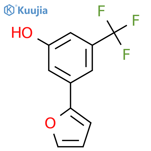 3-(Furan-2-yl)-5-(trifluoromethyl)phenol structure