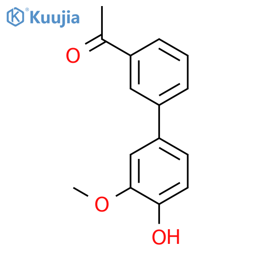 4-(3-Acetylphenyl)-2-methoxyphenol structure