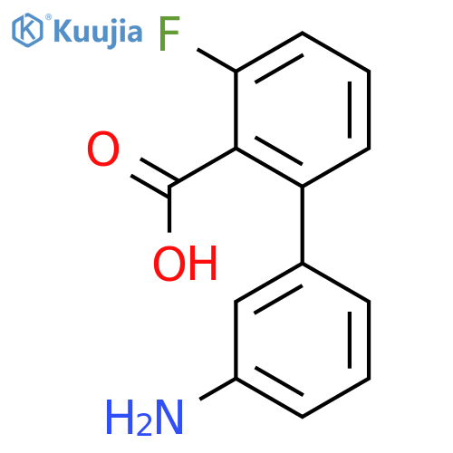 2-(3-aminophenyl)-6-fluorobenzoic Acid structure