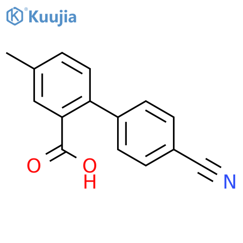 2-(4-cyanophenyl)-5-methylbenzoic Acid structure