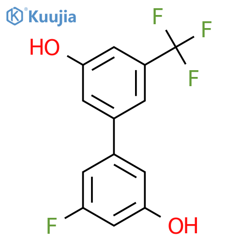 5-(3-Fluoro-5-hydroxyphenyl)-3-trifluoromethylphenol structure