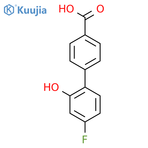 4-(4-Fluoro-2-hydroxyphenyl)benzoic acid structure