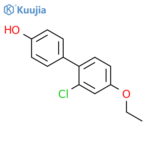 4-(2-Chloro-4-ethoxyphenyl)phenol structure