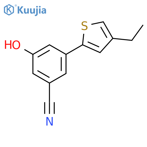 3-Cyano-5-(4-ethylthiophenyl)phenol structure