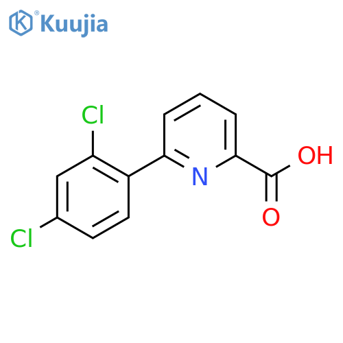 6-(2,4-Dichlorophenyl)picolinic acid structure