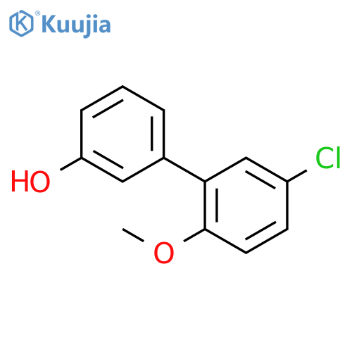 3-(5-Chloro-2-methoxyphenyl)phenol structure