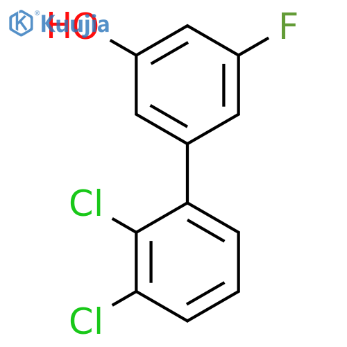 5-(2,3-Dichlorophenyl)-3-fluorophenol structure