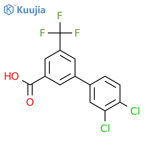 3-(3,4-Dichlorophenyl)-5-trifluoromethylbenzoic acid structure