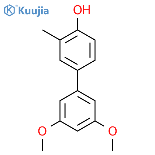 4-(3,5-Dimethoxyphenyl)-2-methylphenol structure