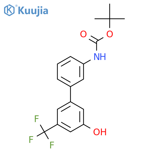 5-(3-BOC-Aminophenyl)-3-trifluoromethylphenol structure