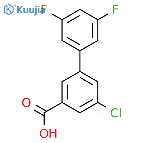 5-Chloro-3-(3,5-difluorophenyl)benzoic acid structure