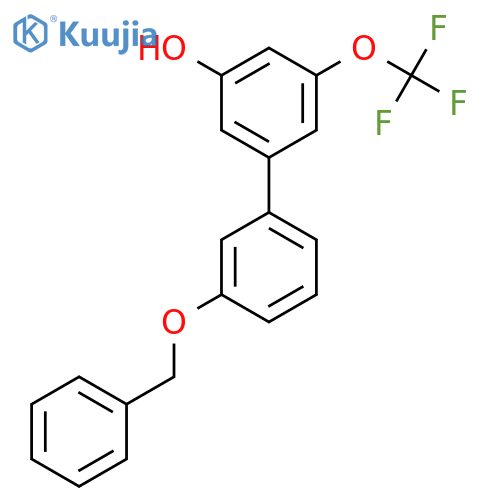 5-(3-Benzyloxyphenyl)-3-trifluoromethoxyphenol structure