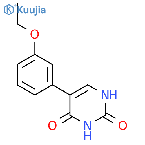 5-(3-Ethoxyphenyl)pyrimidine-2,4-diol structure