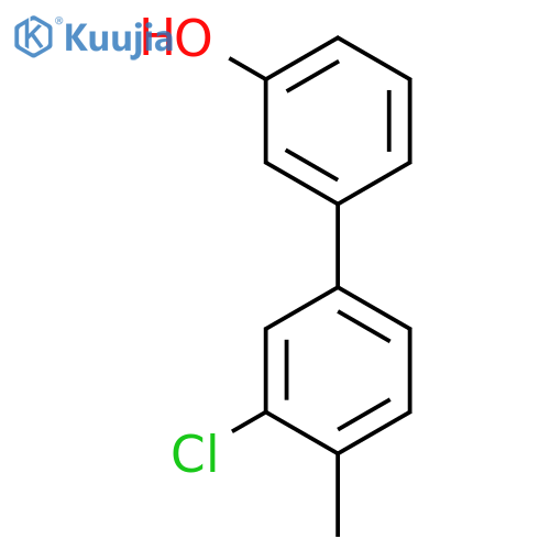 3-(3-Chloro-4-methylphenyl)phenol structure