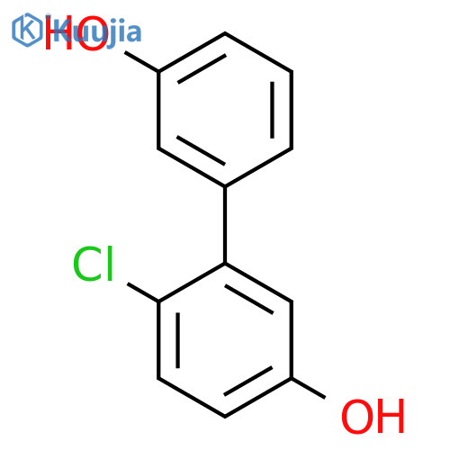 3-(2-Chloro-5-hydroxyphenyl)phenol structure