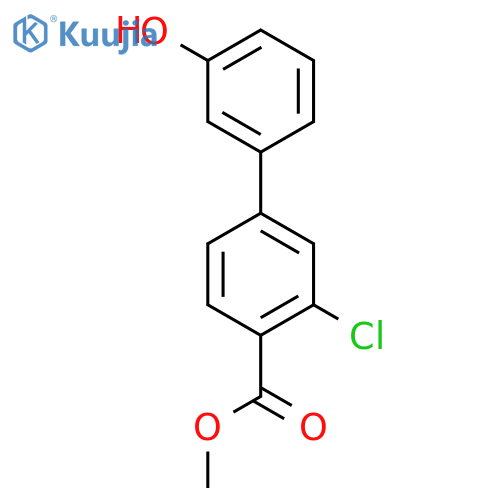 3-(3-Chloro-4-methoxycarbonylphenyl)phenol structure