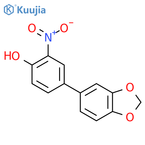 4-(3,4-Methylenedioxyphenyl)-2-nitrophenol structure