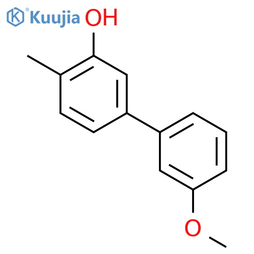 5-(3-Methoxyphenyl)-2-methylphenol structure