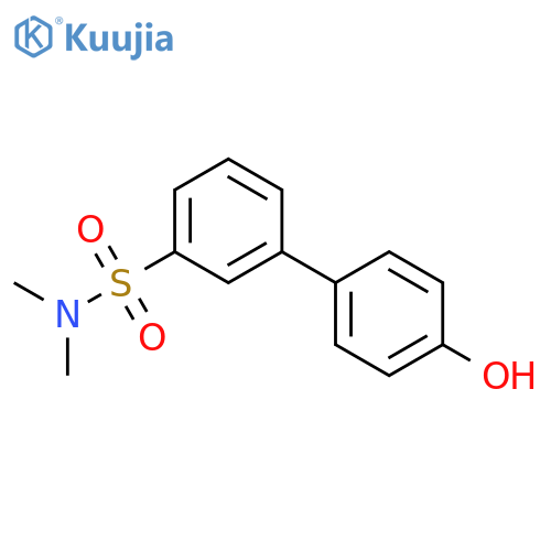 4'-Hydroxy-N,N-dimethyl-[1,1'-biphenyl]-3-sulfonamide structure