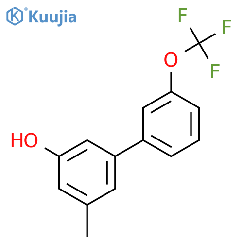 3-Methyl-5-(3-trifluoromethoxyphenyl)phenol structure