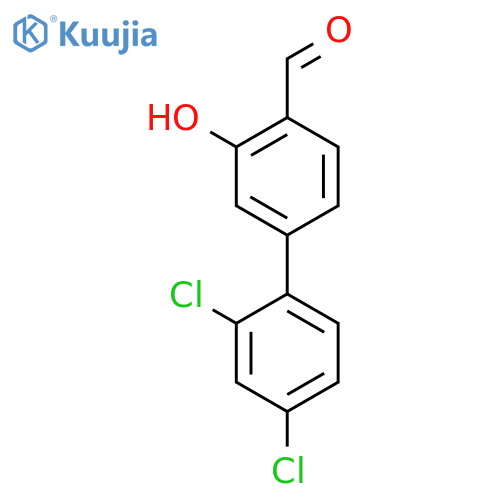 5-(2,4-Dichlorophenyl)-2-formylphenol structure