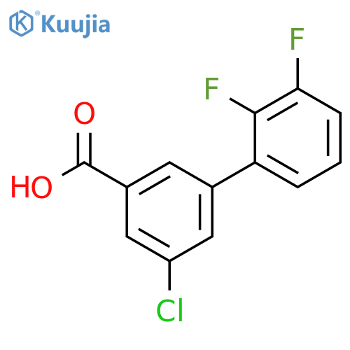 5-Chloro-3-(2,3-difluorophenyl)benzoic acid structure