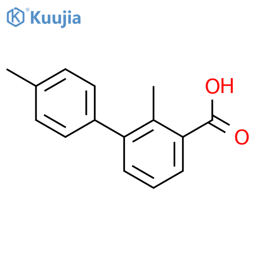 3-(4-Methylphenyl)-2-methylbenzoic acid structure