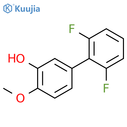 5-(2,6-Difluorophenyl)-2-methoxyphenol structure