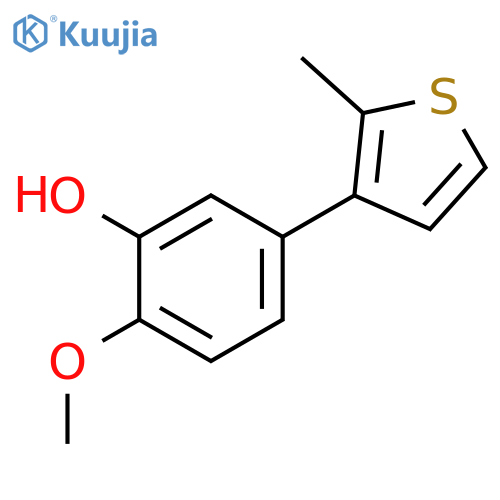 2-Methoxy-5-(2-methylthiophenyl)phenol structure