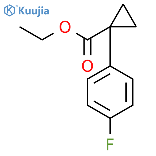 Ethyl 1-(4-fluorophenyl)cyclopropanecarboxylate structure
