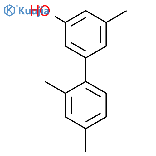 5-(2,4-Dimethylphenyl)-3-methylphenol structure