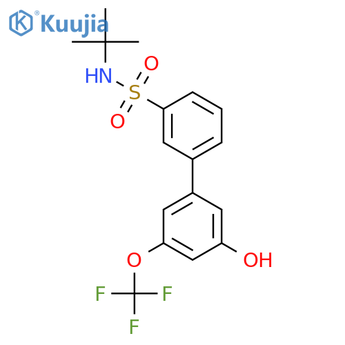 5-(3-t-Butylsulfamoylphenyl)-3-trifluoromethoxyphenol structure