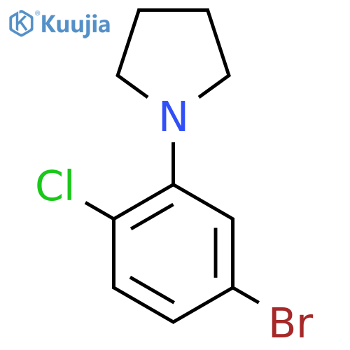 1-(5-Bromo-2-chlorophenyl)pyrrolidine structure
