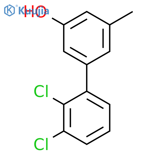 5-(2,3-Dichlorophenyl)-3-methylphenol structure