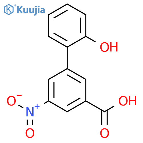 3-(2-Hydroxyphenyl)-5-nitrobenzoic acid structure